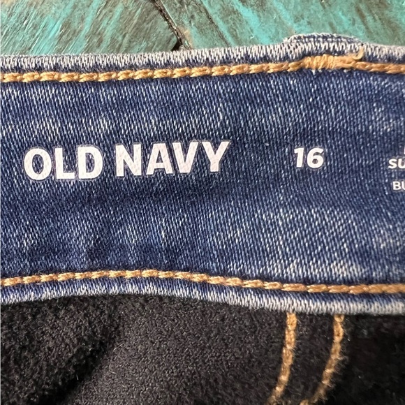 Old Navy High Rise Rockstar Super Skinny Jeans Size 16 - Picture 8 of 12